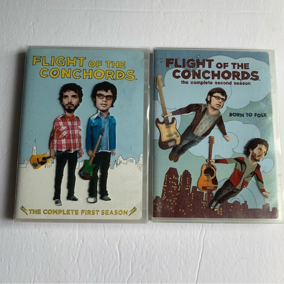 Flight of The Conchords Seasons 1 and 2 DVD sets - Picture 1 of 9
